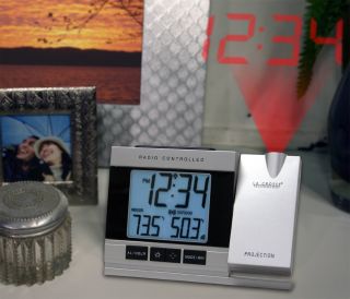   WT 5220PROJECTION Alarm Clock with Outdoor Temperature New