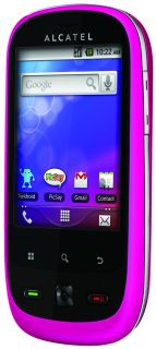 Alcatel OT 890D Fuchsia Android Dual Sim Quadband Mobile Cell Smart 