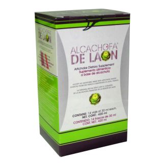 Tratamiento de Alcachofa de Laon Artichoke Dietary Supplement 14 Vials 