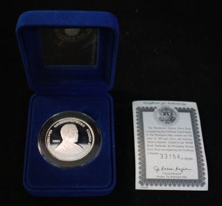   PRESENTIAL ELECTION SILVER PROOF COIN / GEORGE W. BUSH AND ALBERT GORE