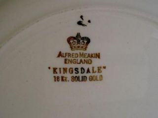 Alfred Meakin Kingsdale Maroon Dinner Plate