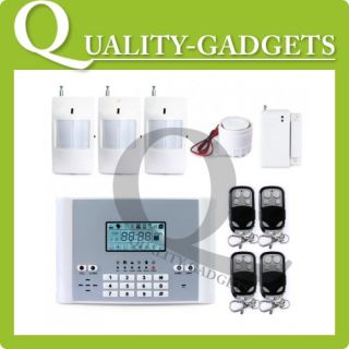 Wireless GSM SMS Home Alarm System RFID Function 850 900 1800 1900MHz 