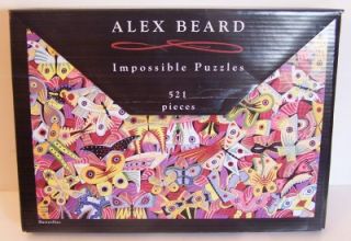 alex beard impossible puzzles 512 pc butterflies