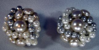 Vintage Faux Pearl Earrings from TVs The Brady Bunch