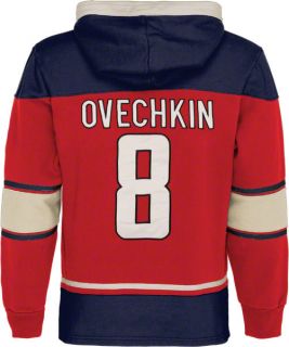 Alex Ovechkin Old Time Hockey Washington Capitals Lace Hooded 
