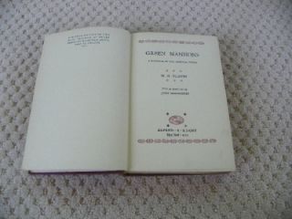 Green Mansions w H Hudson 1925 Limited Ed by Knopf