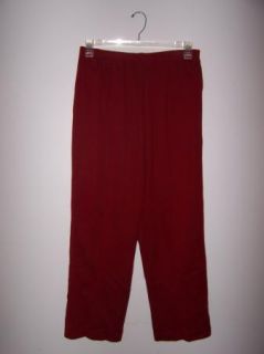 Holiday Cayenne Red Rio De Janero Alfred Dunner dress Pants 12