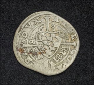 1568 Bavaria Duchy Albert V Early Silver 1 Kruezer Coin R