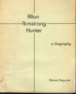 Allan Armstrong Hunter A Biography Christian Theology