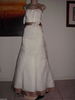 Alfred Angelo Style 2178 Size 18 w Ivory Haverst Gold