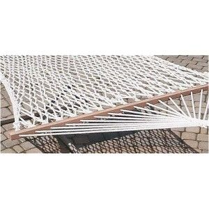 Algoma 58 x 82 Double Cotton Rope Hammock Package with Bronze 