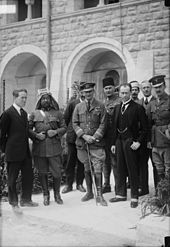   , Emir Abdullah, Air Marshal Salmond and Sir Wyndham Deedes, 1920