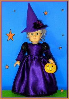   Witch Costume for American Girl Doll or Other 18 inch Doll