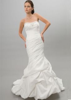 Alfred Sung Wedding Dress Gown 6814 as 6814 Size 8 Mermaid Strapless 