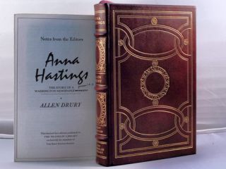 Allen Drury Anna Hastings Limited First Edition Franklin Library 