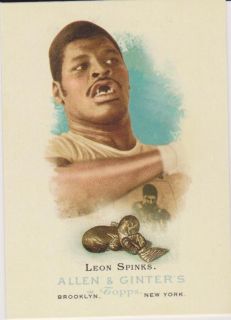 2006 Allen Ginter Leon Spinks Boxing Card