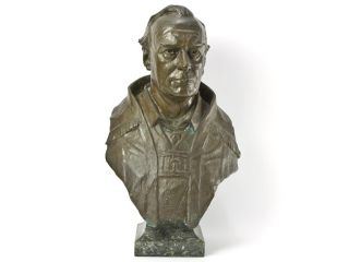 Allan G Wyon 1882 1962 Bronze Bust Rev w F Cobb