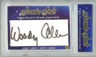 Woody Allen Signed Iconic Ink Autograph GAI 1 1 Card