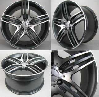 19 Wheels for Mercedes C250 C300 C350 E350 550 2008 2012 Rims Lugs 