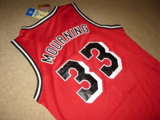 NBA Alonzo Mourning Miami Heat Alternate Swingman Jersey Size Large 