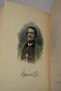 Edgar Allan Poes Works Complete Leather Set Raven