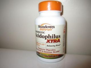 Sundown Naturals Probiotic Acidophilus Xtra Support Digestive 