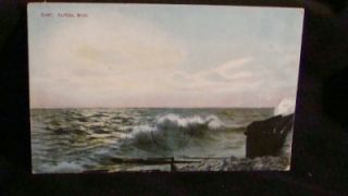   Postcard Surf Alpena Michigan Cancelled Alpena July 7 1910
