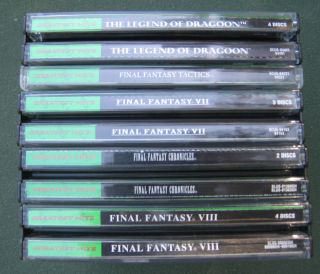 Final Fantasy VII VIII Chronicles Tactics Legend of Dragoon 