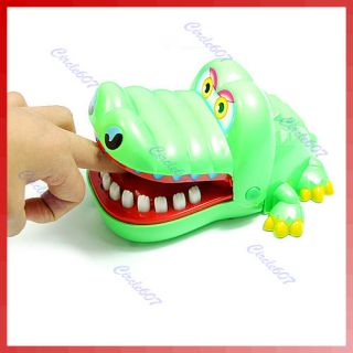 Green Crocodile Mouth Dentist Bite Game Toy Set Party