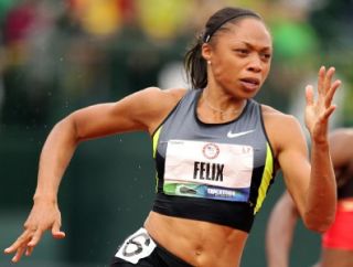Allyson Felix 18x24 Poster 2012 London Olympic Track and Field Star 01 