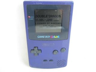 Nintendo Game Boy Color Junk Console CGB 001 Gameboy Purple 26168 