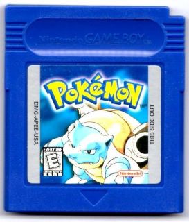Pokemon Blue Version Nintendo Game Boy Color Advance SP Cartridge VG 