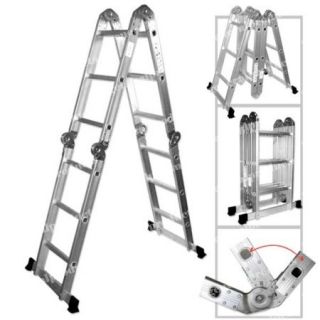 12 Extended Multi Fold Up Purpose Aluminum Ladder