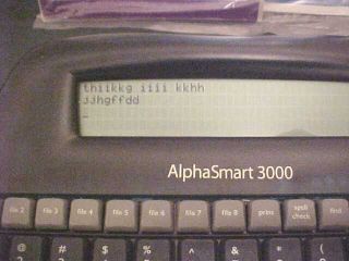 ALPHASMART Alpha Smart 3000 Word Processing Computer W/ USB CABLE 