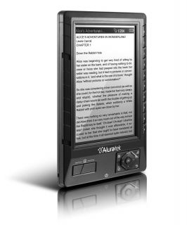 Aluratek Libre 5 LCD PRO eBook Reader with  Digital Music Player
