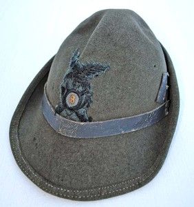 WWII Italian Alpini Hat Mountain Troops 2
