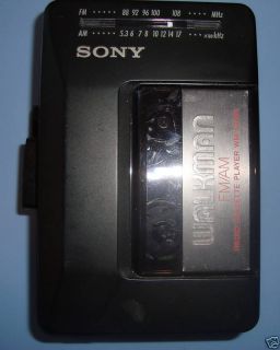Sony Walkman Wm F2015 Am FM Radio Cassette Player L K