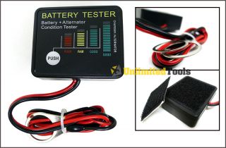 12 Volt Auto Battery Alternator Load Tester Checker Diagnostic 