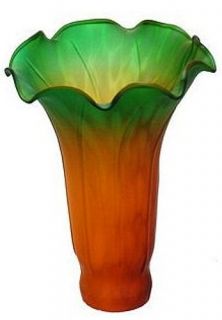 Features of Meyda Dale Tiffany Style Pond Lily Flower Glass 