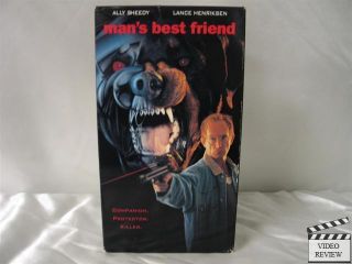 Mans Best Friend VHS Ally Sheedy Lance Henriksen