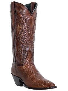 Womens Cowboy Boots Dan Post Amelia Teju Lizard Wide C D w J Toe Brown 