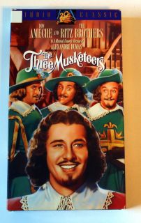 The Three Musketeers 1994 VHS Don Ameche 086162853937