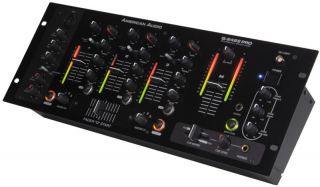 American Audio Q 2422 Pro DJ 3CH Pro 19 Rack Mixer New