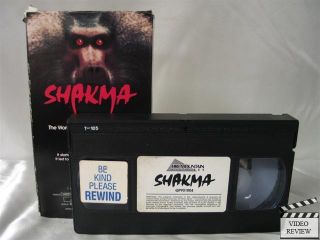 Shakma VHS Roddy McDowall Amanda Wyss ARI Meyers
