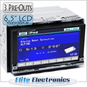 Alpine IVA W202E Double DIN Car DVD Stereo iPod Player