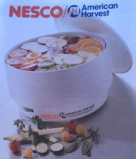 Nesco Food Dehydrator Jerky Maker American Harvest Snackmaster Express 