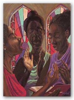African American Art Sweet Gospel Trio John Holyfield