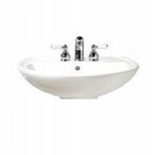 American Standard 0236008 020 Vitreous China Pedestal Top Sink 8 