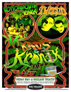   Kings Twiztid Blaze 2012 Portland Concert Tour Poster Rap Rock