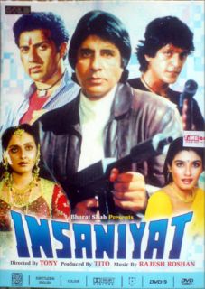 Insaniyat DVD Original Hindi Movie Amitabh Jaya